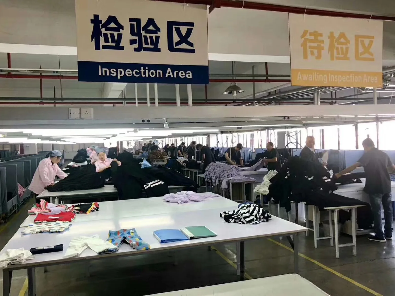 Quality control before goods leave the factory